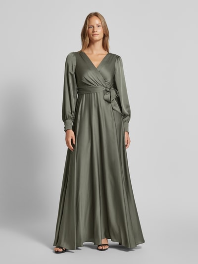 Peek & Cloppenburg Jake*s CocktailAbendkleid In Wickel-Optik In Oliv