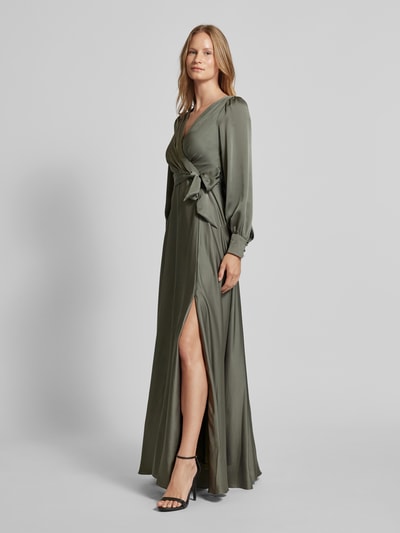 Peek & Cloppenburg Jake*s CocktailAbendkleid in Wickel-Optik in oliv