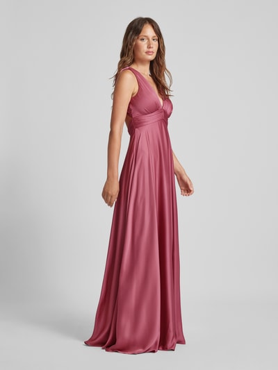 Peek & Cloppenburg Jake*s CocktailAbendkleid mit V-Ausschnitt in altrosa melange