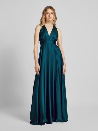 Peek & Cloppenburg Jake*s CocktailAbendkleid Mit V-Ausschnitt In Dunkelgruen Melange