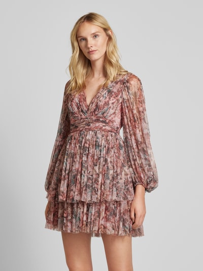 Peek & Cloppenburg Jake*s CocktailCocktailkleid Im Stufen-Look In Rosa Melange