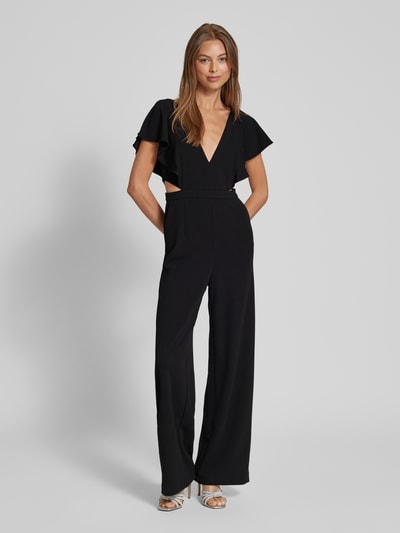 Peek & Cloppenburg Jake*s CocktailJumpsuit Mit Taillenband Und Cut Outs In Black