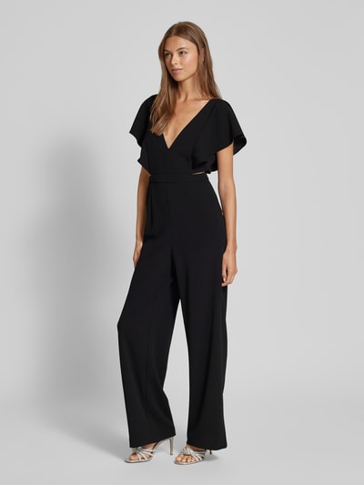 Peek & Cloppenburg Jake*s CocktailJumpsuit mit Taillenband und Cut Outs in black
