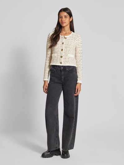 Peek & Cloppenburg Jake*s CollectionCardigan mit Rundhalsausschnitt in ecru