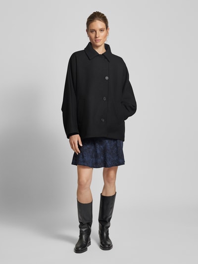 Peek & Cloppenburg Jake*s CollectionJacke Mit Knopfleiste In Black