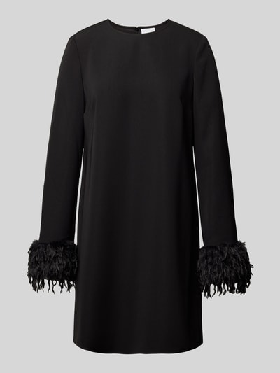 Peek & Cloppenburg Jake*s CollectionKnielanges Kleid Mit Rundhalsausschnitt Und Kunstfell In Black