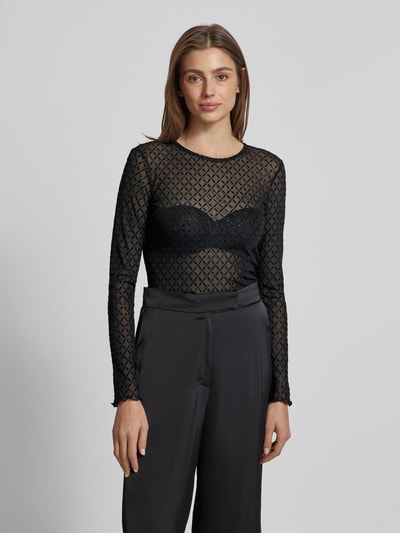 Peek & Cloppenburg Jake*s CollectionLongsleeve Mit Rundhalsausschnitt In Black