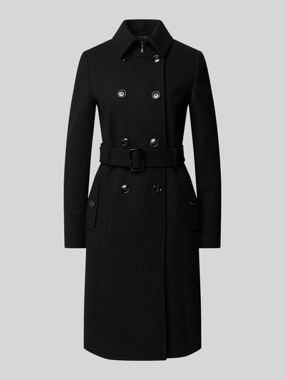Peek & Cloppenburg Jake*s CollectionMantel Mit Gürtel In Black