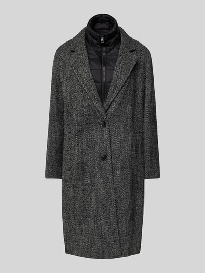 Peek & Cloppenburg Jake*s CollectionMantel Mit Reverskragen In Black