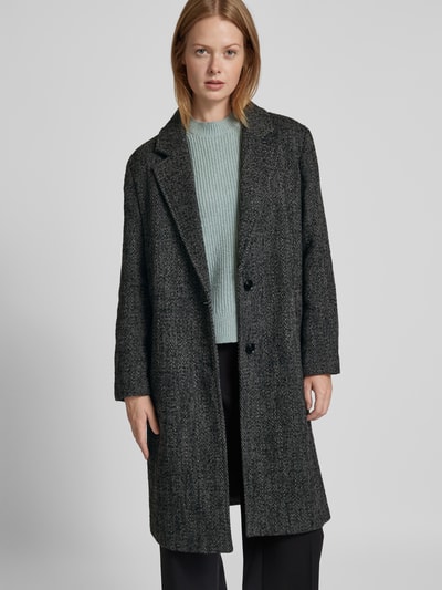 Peek & Cloppenburg Jake*s CollectionMantel Mit Reverskragen In Black