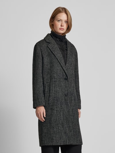 Peek & Cloppenburg Jake*s CollectionMantel Mit Reverskragen In Black