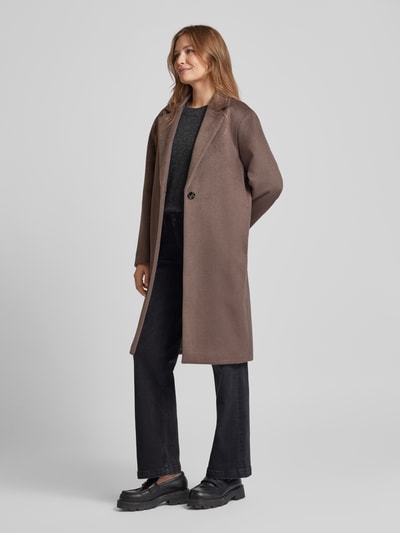 Peek & Cloppenburg Jake*s CollectionMantel mit Reverskragen in schlamm melange