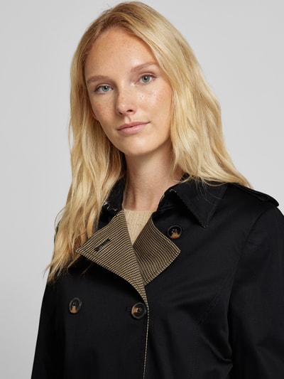 Peek & Cloppenburg Jake*s CollectionMantel Mit Taillengürtel In Black