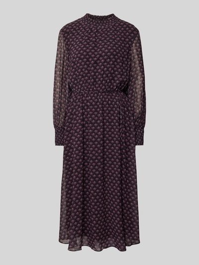 Peek & Cloppenburg Jake*s CollectionMidikleid Mit Bindegürtel In Dunkelblau