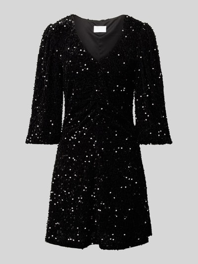 Peek & Cloppenburg Jake*s CollectionMinikleid Mit V-Ausschnitt Und Pailletten In Black