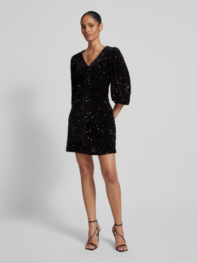 Peek & Cloppenburg Jake*s CollectionMinikleid Mit V-Ausschnitt Und Pailletten In Black