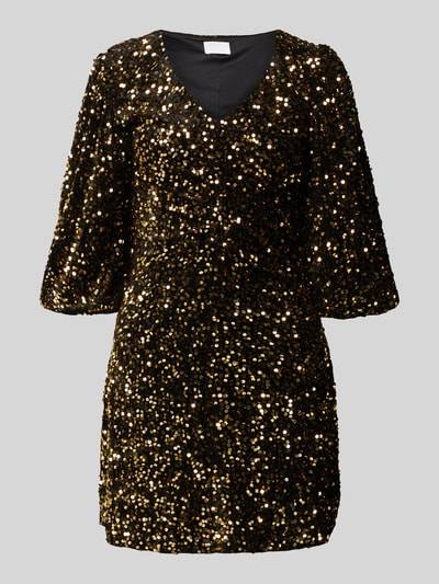 Peek & Cloppenburg Jake*s CollectionMinikleid Mit V-Ausschnitt Und Pailletten In Gold