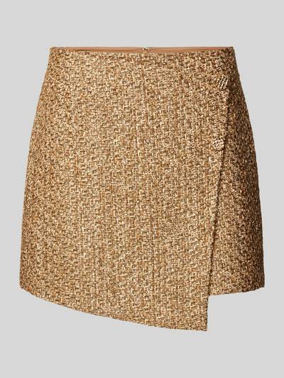 Peek & Cloppenburg Jake*s CollectionMinirock In Bouclé-Optik Mit Reißverschluss In Gold