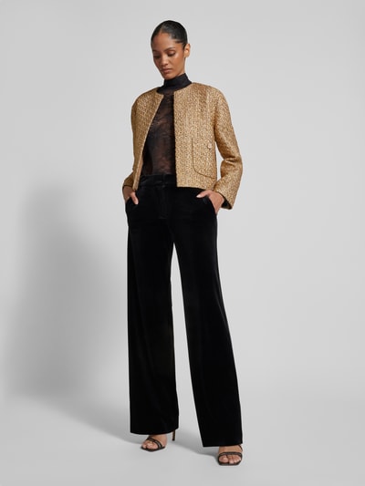 Peek & Cloppenburg Jake*s CollectionRegular Fit Blazer In Bouclé-Optik In Gold