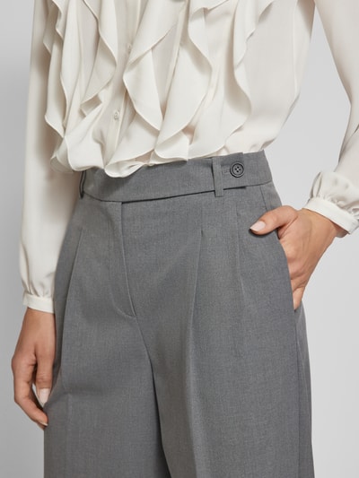 Peek & Cloppenburg Jake*s CollectionStoffhose Mit Bundfalten In Silber Melange