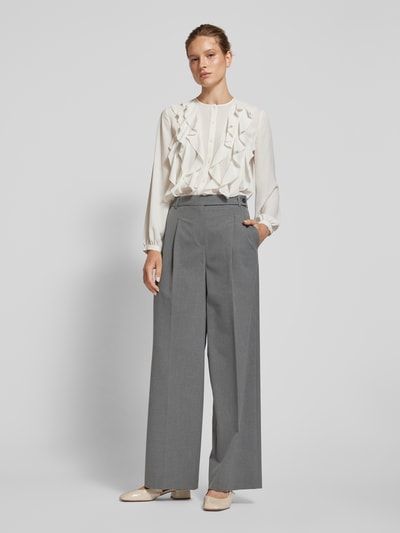 Peek & Cloppenburg Jake*s CollectionStoffhose mit Bundfalten in silber melange