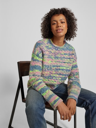 Peek & Cloppenburg Jake*s CollectionStrickpullover Mit Rundhalsausschnitt In Pink