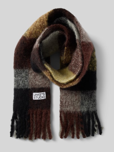 Peek & Cloppenburg JAKE*S STUDIO MENSchal Mit Fransen In Black