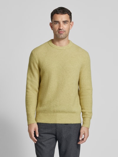 Peek & Cloppenburg JAKE*S STUDIO MENStrickpullover Mit Rundhalsausschnitt In Lind