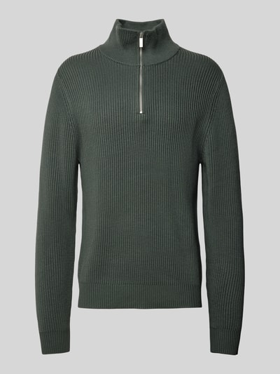 Peek & Cloppenburg JAKE*S STUDIO MENTroyer Mit Gerippten Abschlüssen In Dunkelgrau