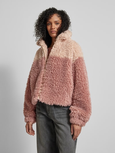 Peek & Cloppenburg JAKE*S STUDIO WOMANRelaxed Fit Fleecejacke Mit Stehkragen In Sand