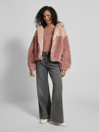 Peek & Cloppenburg JAKE*S STUDIO WOMANRelaxed Fit Fleecejacke mit Stehkragen in sand