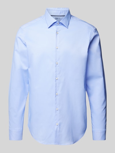 Peek & Cloppenburg Jake*sRegular Fit Business-Hemd Mit Kentkragen In Bleu