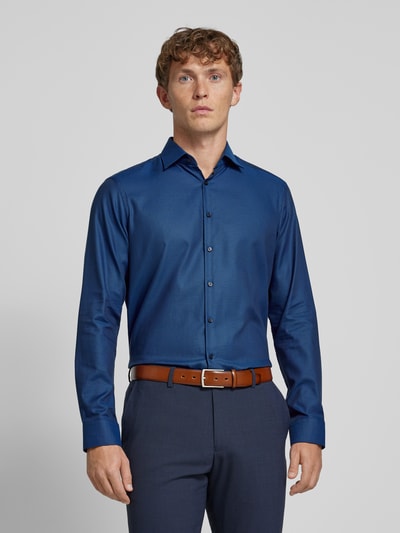 Peek & Cloppenburg Jake*sRegular Fit Business-Hemd Mit Knopfleiste In Royal