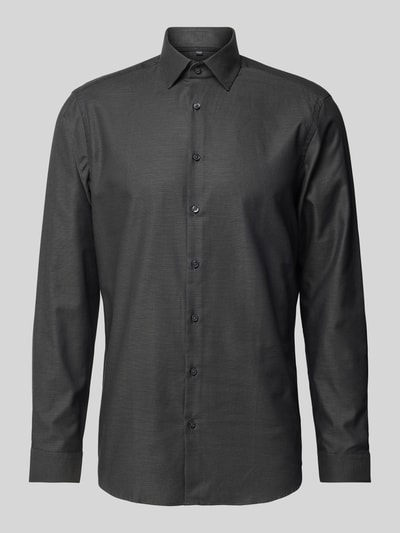 Peek & Cloppenburg Jake*sRegular Fit Business-Hemd Mit Knopfleiste In Anthrazit