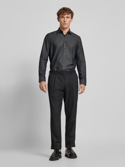 Peek & Cloppenburg Jake*sRegular Fit Business-Hemd mit Knopfleiste in anthrazit