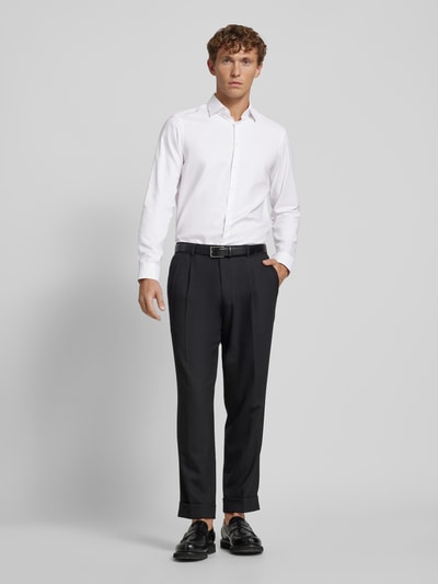 Peek & Cloppenburg Jake*sRegular Fit Business-Hemd mit Knopfleiste in weiss