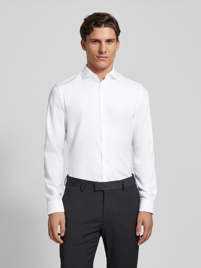 Peek & Cloppenburg Jake*sSlim Fit Business-Hemd Mit Haifischkragen In Weiss