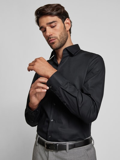 Peek & Cloppenburg Jake*sSlim Fit Businesshemd Aus Popeline In Black