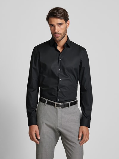 Peek & Cloppenburg Jake*sSlim Fit Businesshemd Aus Popeline In Black