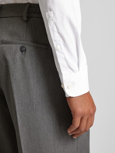 Peek & Cloppenburg Jake*sSlim Fit Businesshemd Aus Popeline In Weiss