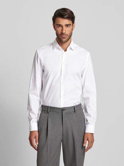 Peek & Cloppenburg Jake*sSlim Fit Businesshemd Aus Popeline In Weiss