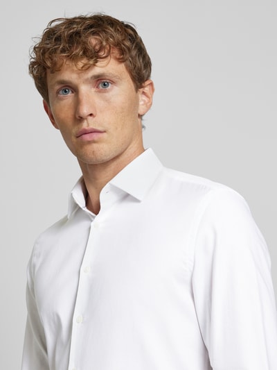 Peek & Cloppenburg Jake*sSuper Slim Fit Business-Hemd Mit Kentkragen In Weiss