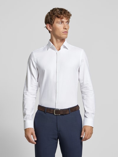 Peek & Cloppenburg Jake*sSuper Slim Fit Business-Hemd Mit Kentkragen In Weiss