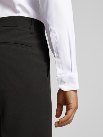 Peek & Cloppenburg Jake*sSuper Slim Fit Business-Hemd Mit Knopfleiste In Weiss