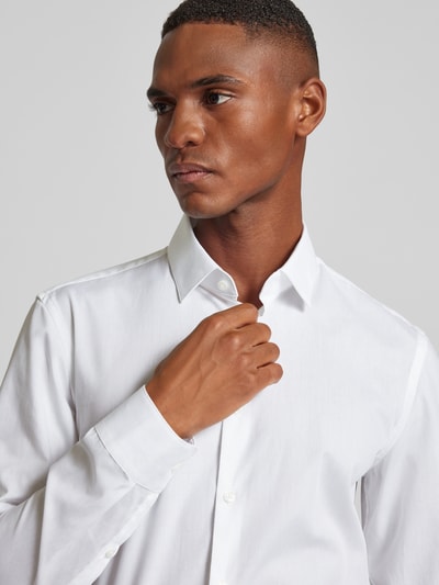 Peek & Cloppenburg Jake*sSuper Slim Fit Businesshemd Aus Popeline In Weiss