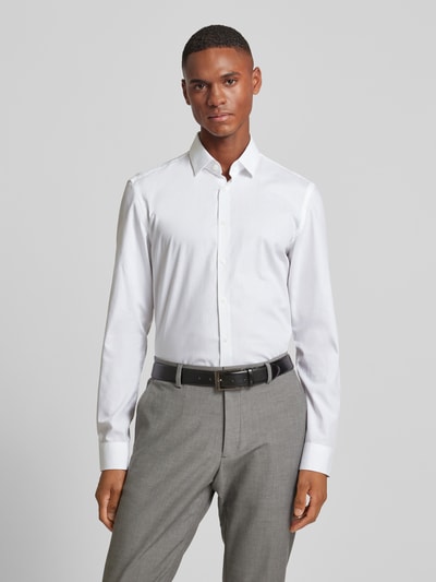 Peek & Cloppenburg Jake*sSuper Slim Fit Businesshemd Aus Popeline In Weiss