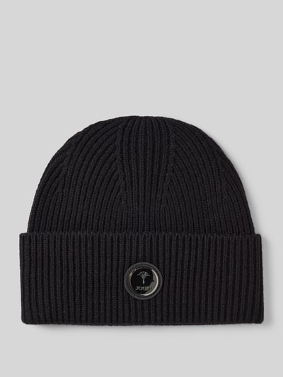 Peek & Cloppenburg JOOP! CollectionBeanie Mit Label-Badge Modell 'Feranto' In Black