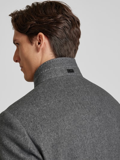Peek & Cloppenburg JOOP! CollectionKurzmantel Mit Stehkragen Modell 'Maron' In Mittelgrau