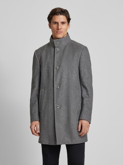 Peek & Cloppenburg JOOP! CollectionKurzmantel Mit Stehkragen Modell 'Maron' In Mittelgrau