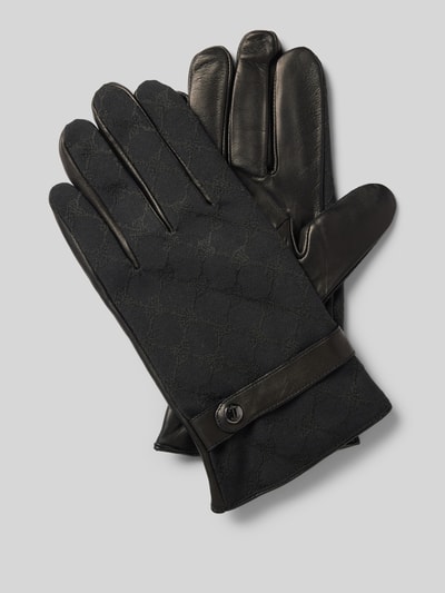 Peek & Cloppenburg JOOP! CollectionLederhandschuhe mit Druckknopfriegel in black
